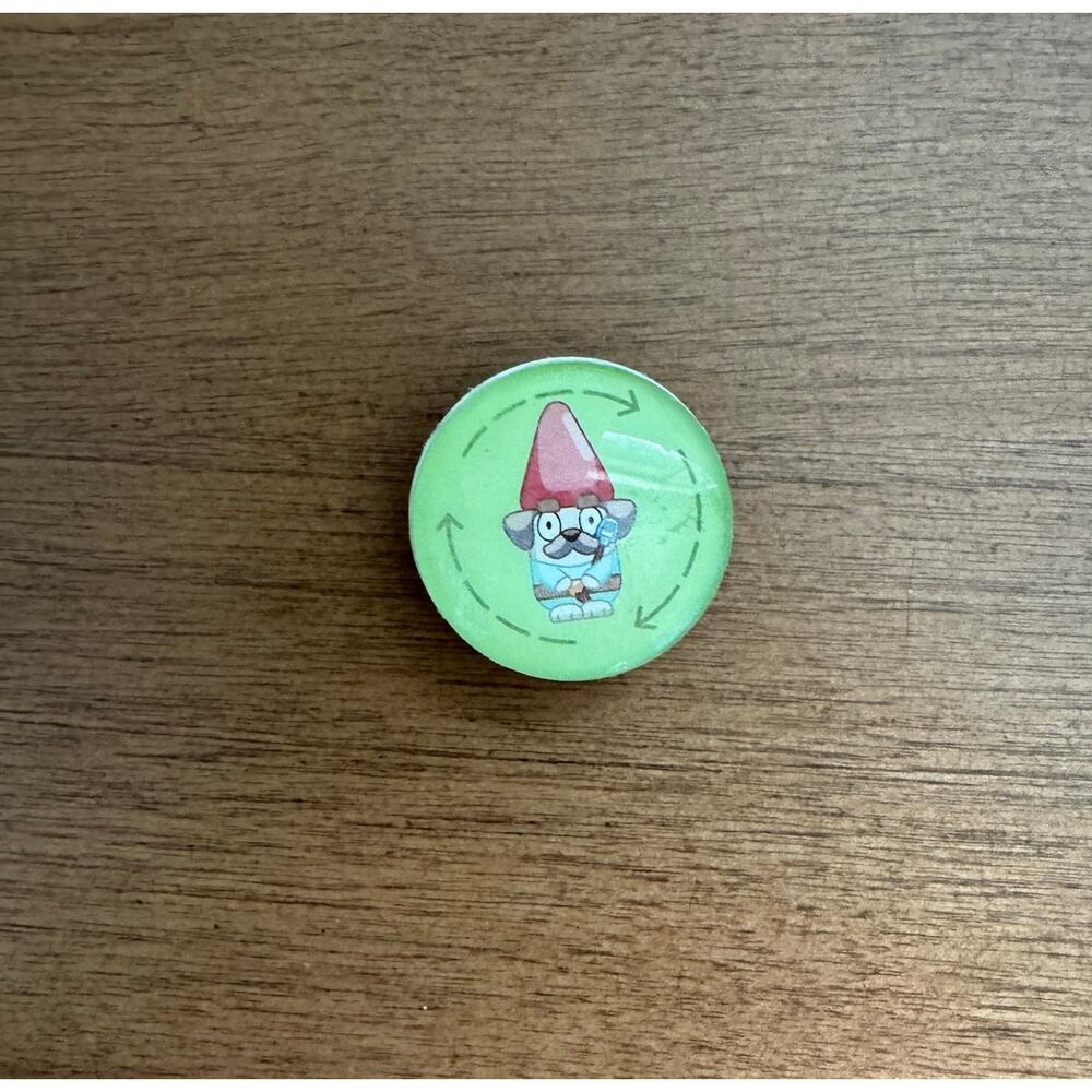 *Handmade Magnet* Woobles ABC Kids Bluey Hecuba the Gnome Collectible Magnet